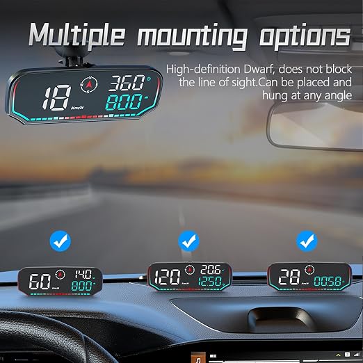 GPS Speedometer for Car, Heads Up Display - Image 4
