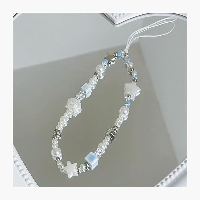 Cute Beaded Camera Wrist Strap for Phone, Digital Camera Charm Lanyard - Image 5