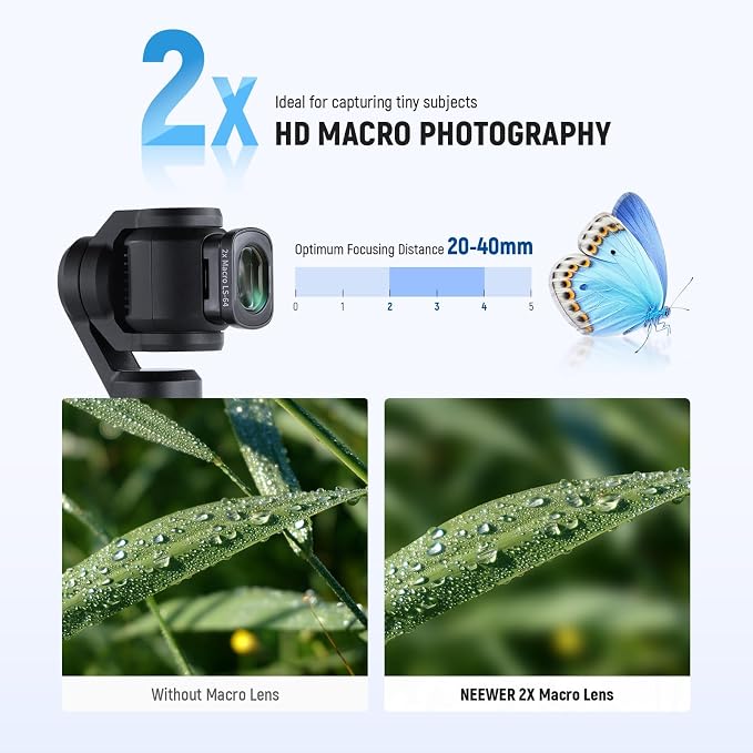 NEEWER 2x Macro Lens Compatible - Image 3
