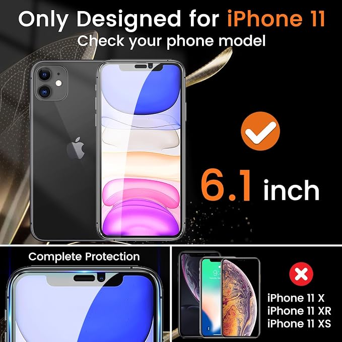 Lesakit 3+3 Pack Privacy Screen Protector - Image 2
