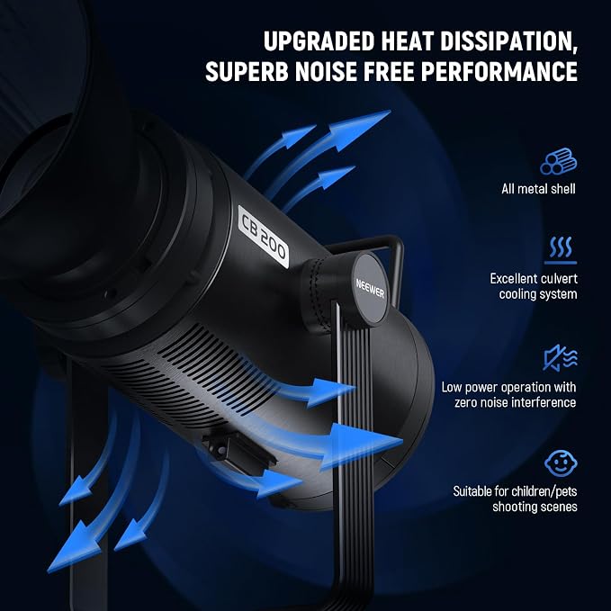 NEEWER CB200 210W LED Video Light - Image 5