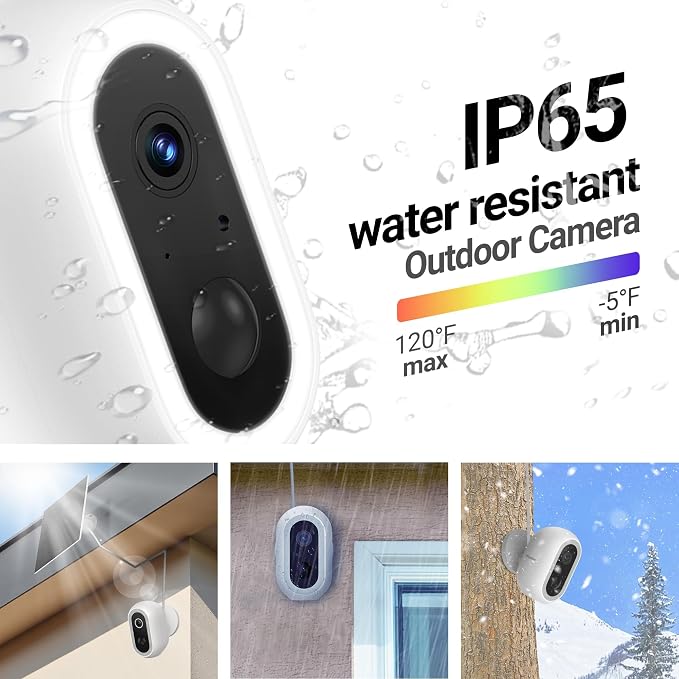 Laview 2K Solar Security Cameras Wireless Outdoor, Rechargeable Battery Wifi - Image 8