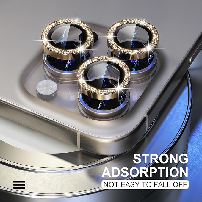 Choiche Compatible for iPhone 15 Pro/iPhone 15 Pro Max Camera Lens Protector - Image 6