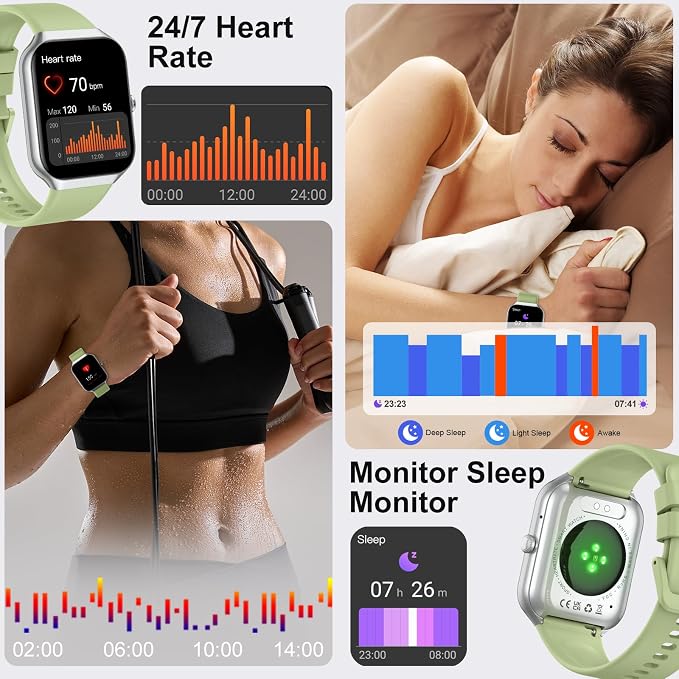Smart Watch for Men Women, 1.96" HD Smartwatch - Image 7