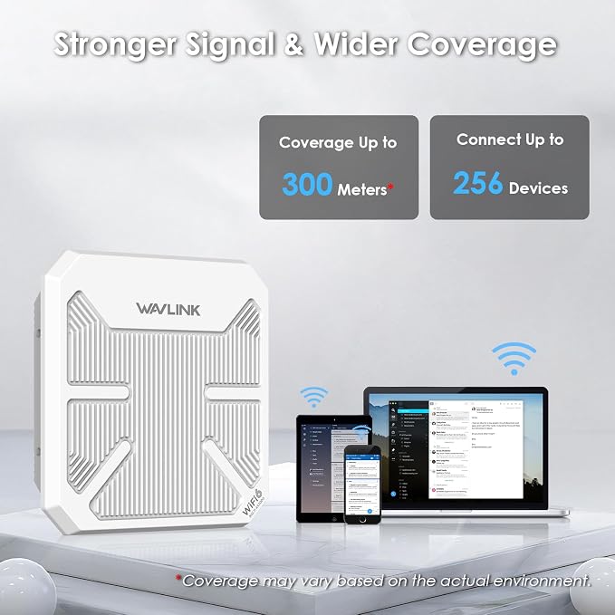 WAVLINK AX3000 Outdoor WiFi 6 Extender, Dual Band Long Range WiFi - Image 3