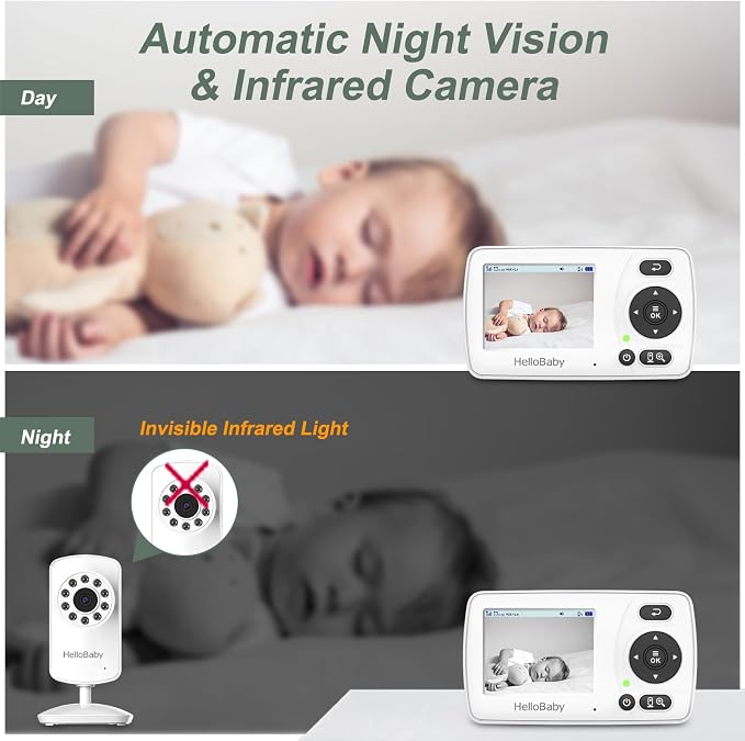 HelloBaby HB30 Video Baby Monitor - Image 5