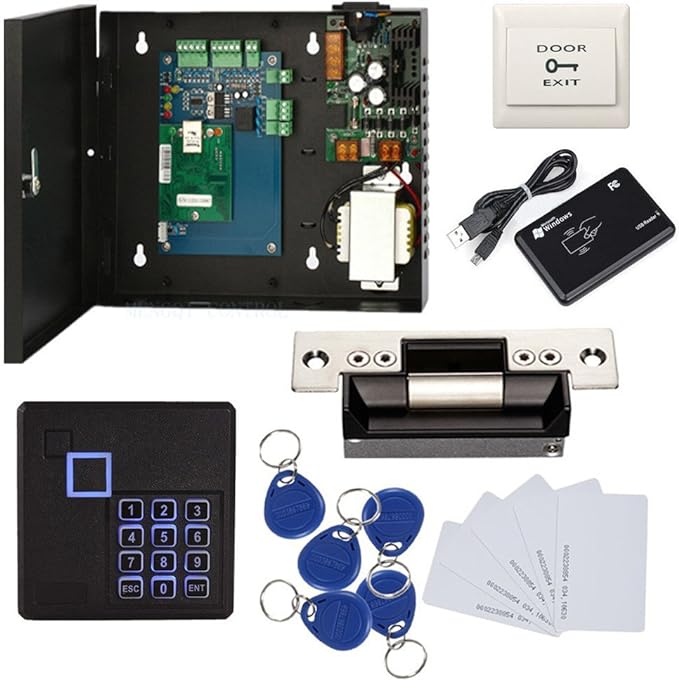 Keypad Reader North American Heavy Duty Strike Lock Access Control System by MENGQI-CONTROL