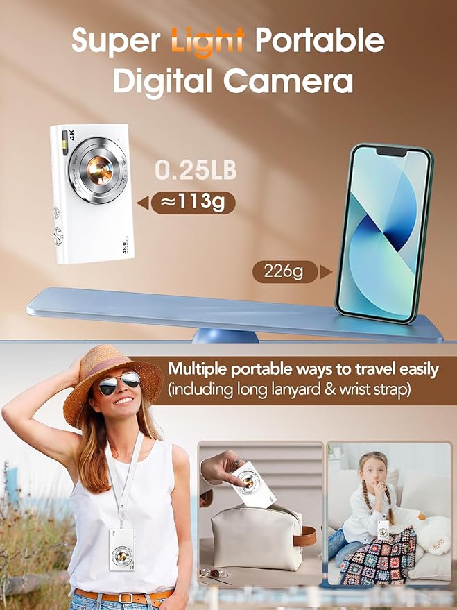 Digital Camera, Autofocus 4K Vlogging Camera - Image 5