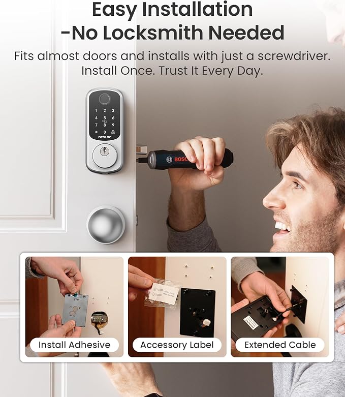 DESLOC B200 Fingerprint Smart Lock - Image 6
