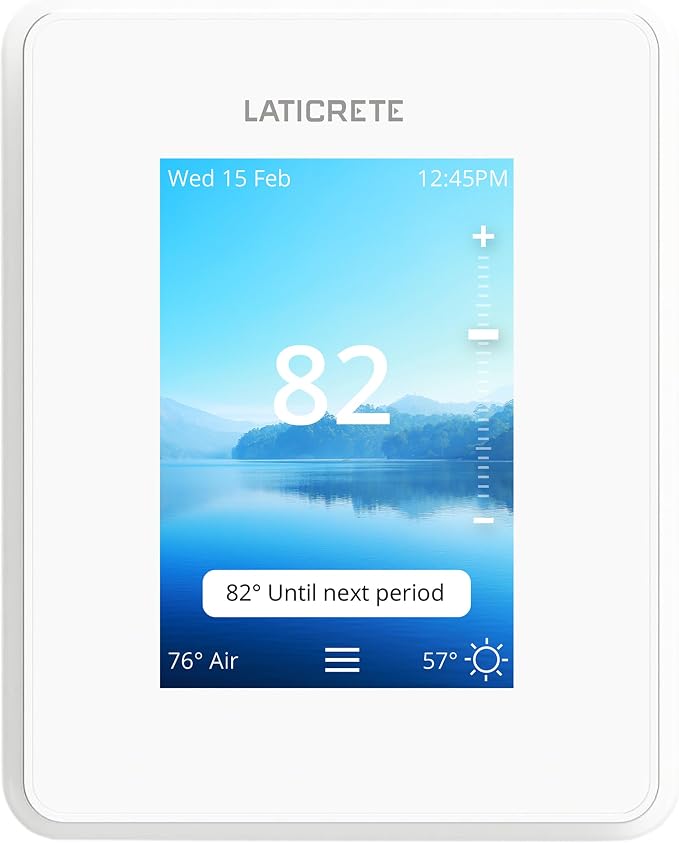 Laticrete 0804-0404-TW Strata Heat Smart Touch LCD WiFi Programmable Floor by LATICRETE