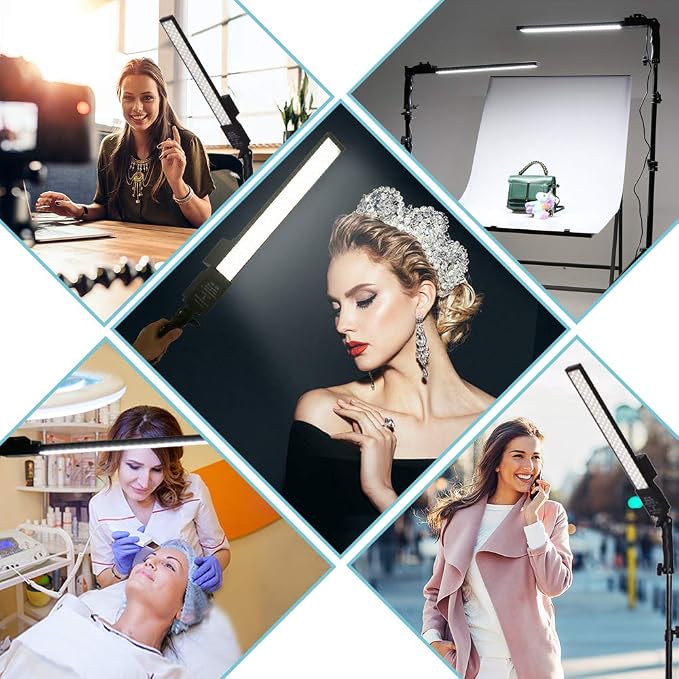 LED Video Light Battery Powered Photography Light Portable Handheld Wand - Image 6