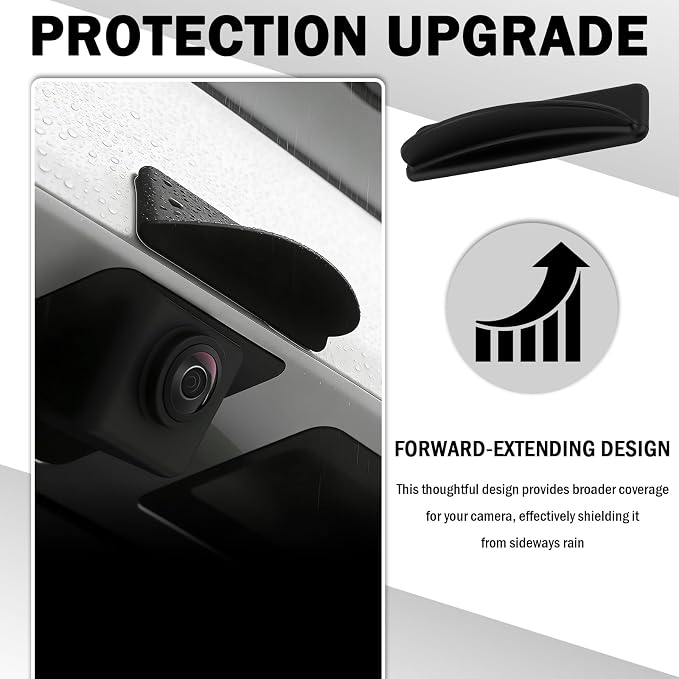 Backup Camera Rain Shield, Upgraded Backup Camera - Image 3
