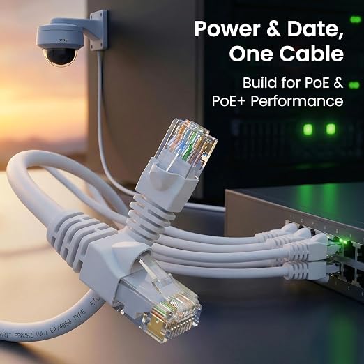GEARit Cat 6 Ethernet Patch Cable 15 ft White Cat6 Patch Cables 15ft - Image 7