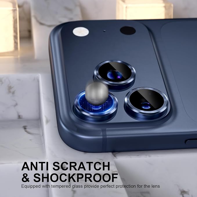 Choiche Compatible for iPhone 17 Pro/iPhone 17 Pro Max Camera Lens Protector - Image 3