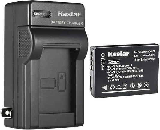 Kastar 1-Pack DMW-BCG10 Battery and AC Wall Charger Replacement by Kastar