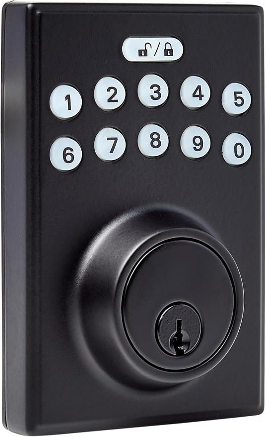 Amazon Basics Electronic Keypad Deadbolt Door Lock by AmazonBasics