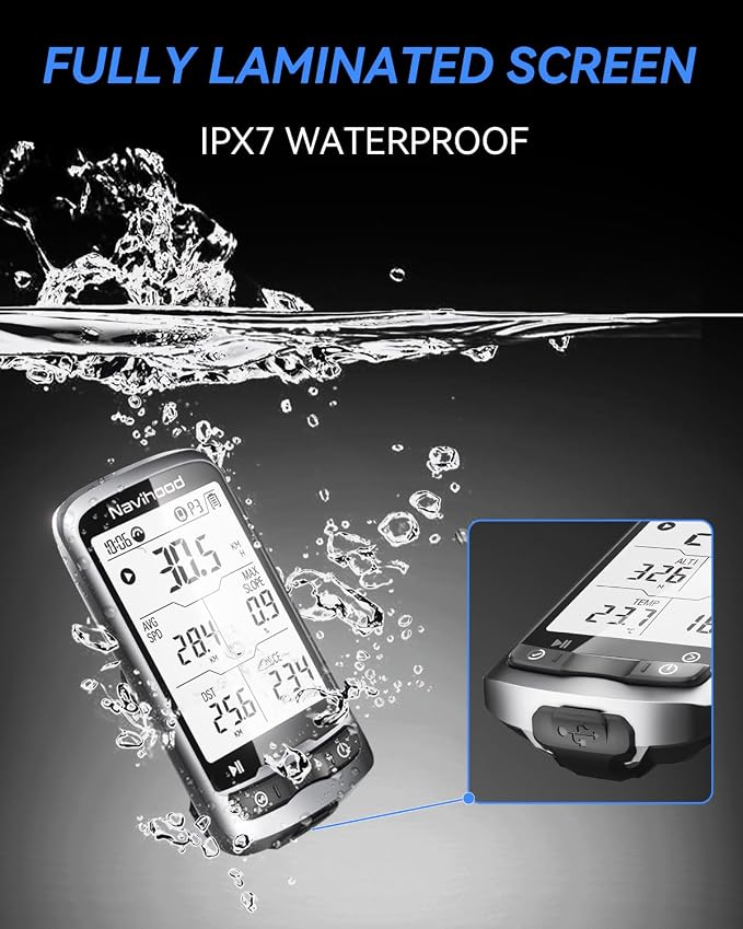 L4 Entry Level GPS Bike Computer Wireless, Laminated 2.3" Screen, Ultra Thin - Image 3