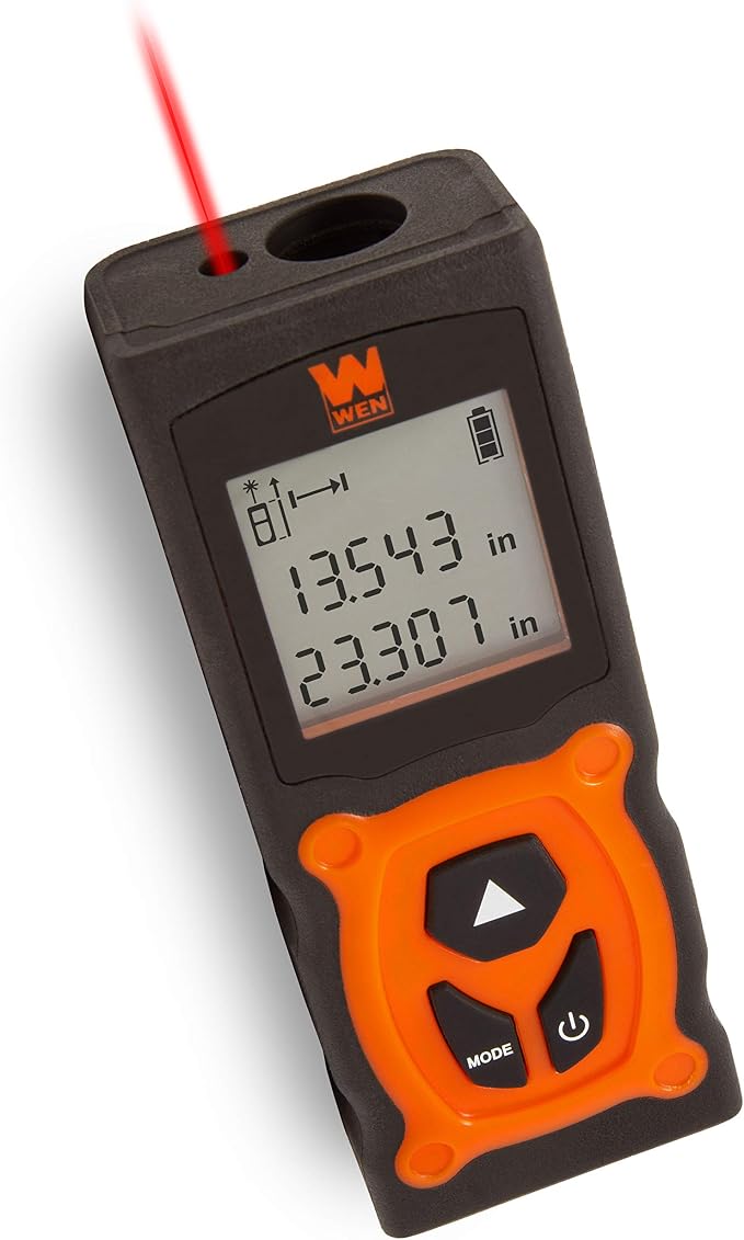 WEN 10130 Multi-Unit Compact Digital 130-Foot Laser Distance Measure by WEN