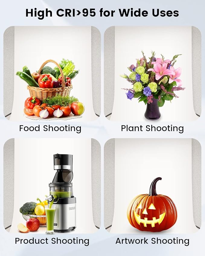 24"x24" Photo Studio Light Box for Photography, Foldable Bi-Color Dimmable - Image 2