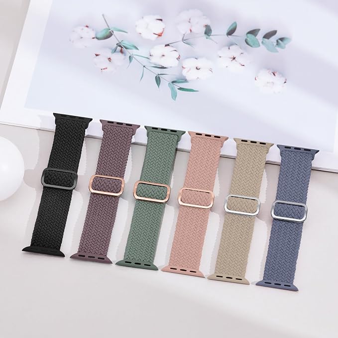 6 Pack Braided Stretchy Bands Compatible - Image 6