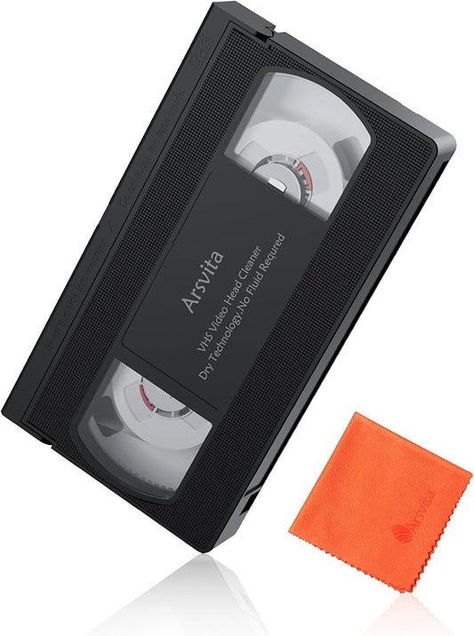 Arsvita VHS/VCR Head Cleaner, Video Head Cleaning Kit by Arsvita