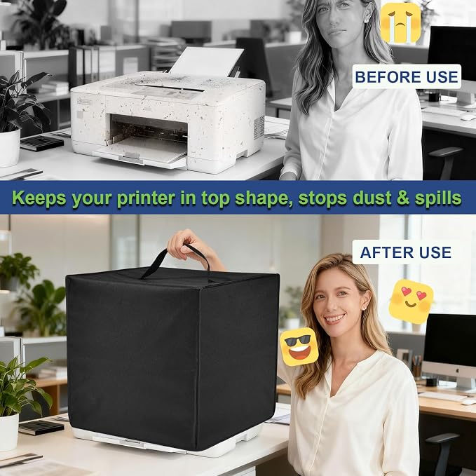 Printer Cover for HP DeskJet, Waterproof Anti-Static Dust-Proof Thick Printer - Image 4