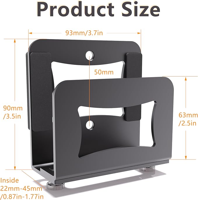 Yuleimy Adjustable Router Mount Holder, Cable Box Holder - Image 3