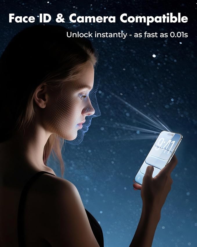 UNBREAKcable iPhone 17 Air Screen Protector 3-Pack, Upgraded Dual-Tempered - Image 6