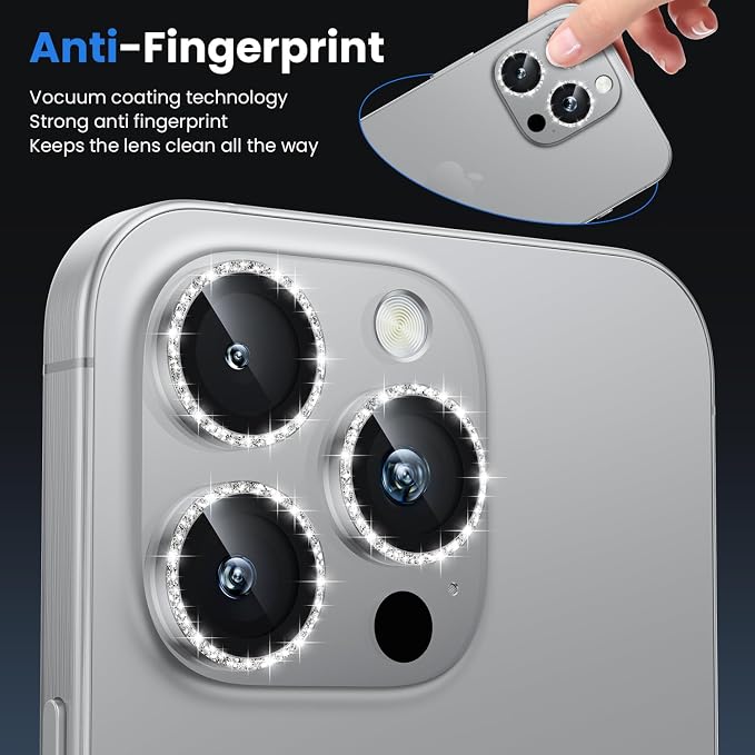 WSKEN for iPhone 16 Pro/iPhone 16 Pro Max Camera Lens Protector - Image 4