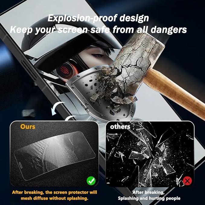 2+2 Pack Tempered Glass for ZTE Nubia Red Magic 9 Pro/Red Magic 9 Pro+/Red - Image 5