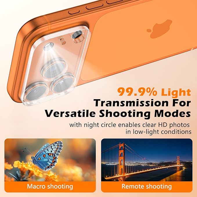 imluckies 3 Pack for iPhone 17 Max 6.9" Camera Lens Protector, HD Clear - Image 4