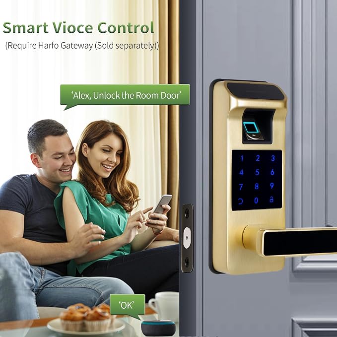 Smart Door Lock, Heavy Duty 5 in 1 Keyless Entry Door Lock, Full App Control - Image 7
