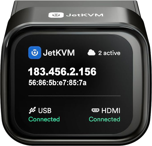 JetKVM IP KVM PC Remote Control, Jet KVM Over IP Ethernet Open-Source by SZ