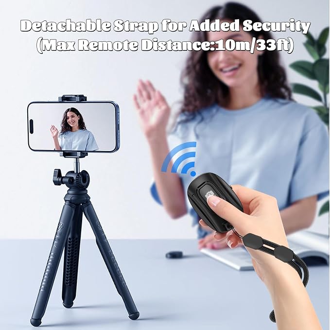 Wireless Camera Remote Shutter for iPhone and Android Smartphones 2 Pack - Image 5
