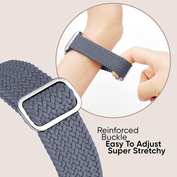 6 Pack Braided Stretchy Bands Compatible - Image 5