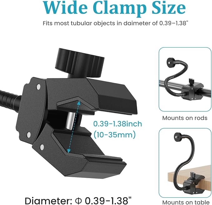 Gooseneck Clamp Camera Mount - Image 2