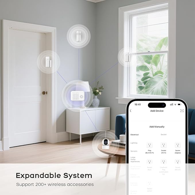 2026 Home Security System, 13 Piece No Monthly Fees - Image 5
