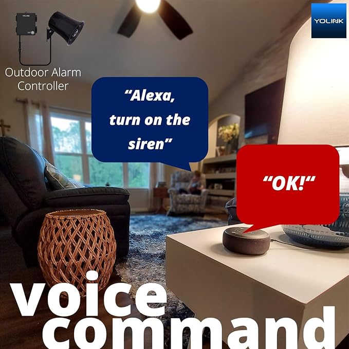 YoLink Hub and Outdoor Security Siren & Smart Alarm Controller Kit - Image 3