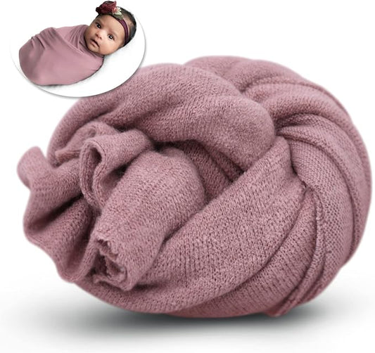 Newborn Posing Wrap Newborn Photography Props Soft Stretch Knit Blanket by ForBaysy