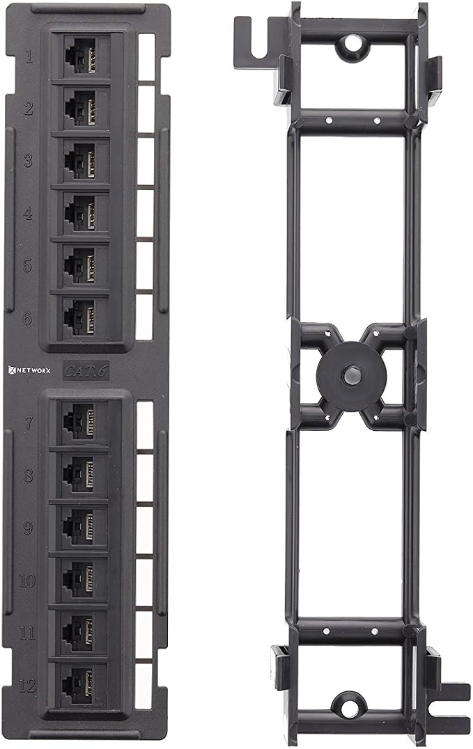Networx Wallmount 12 Port Network Patch Panel - Image 3