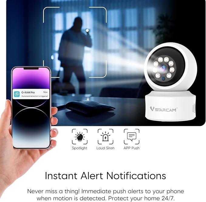 VSTARCAM WiFi Camera Indoor Wireless, 1080P - Image 5
