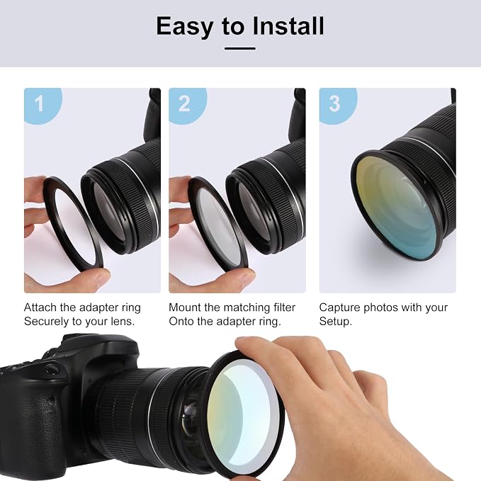 Camkix 77-82mm Step-Up Filter Ring Adapter, 77mm to 82mm - Image 7