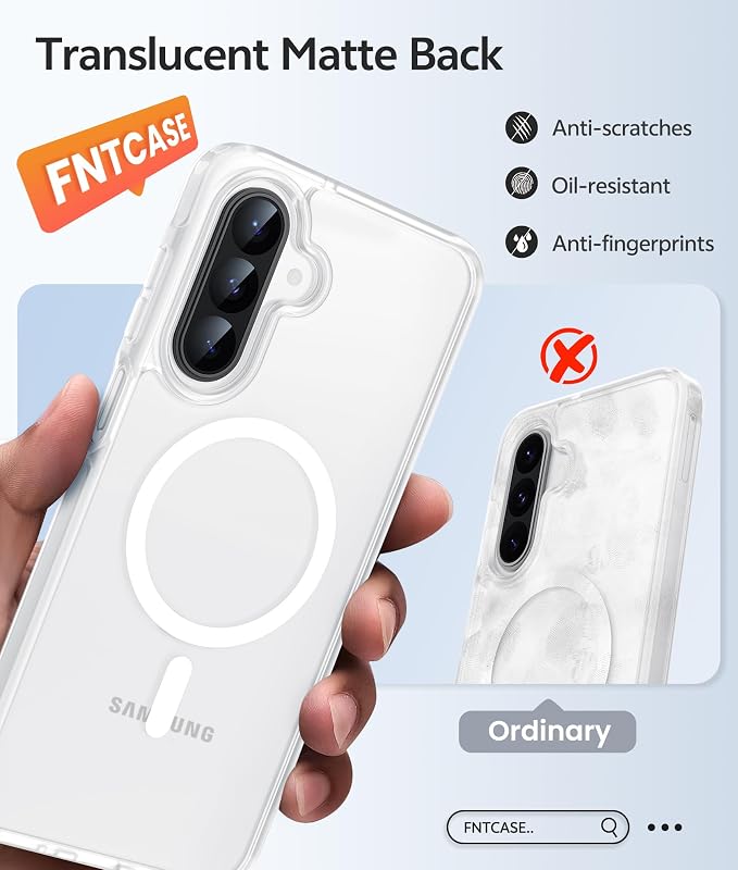 FNTCASE for Galaxy A17/A16 5G Phone Case: for Samsung A17 Cases Matte - Image 6