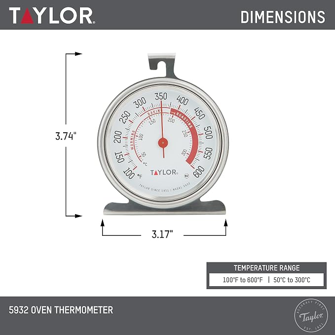 Taylor Precision Products Large Dial Thermometer - Image 3
