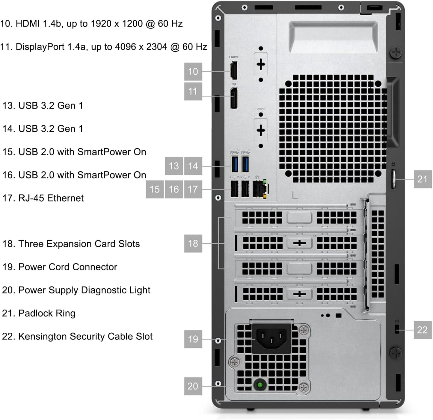 Dell OptiPlex Desktop Computer, 7020 Tower Dekstop PC, 12th Gen Intel 4-Core Processor (Beats Core i7-9700), 16GB DDR5 RAM, 1TB PCIe SSD, DVDRW, WiFi Adapter, RJ-45, Keyboard & Mouse, Windows 11 Pro