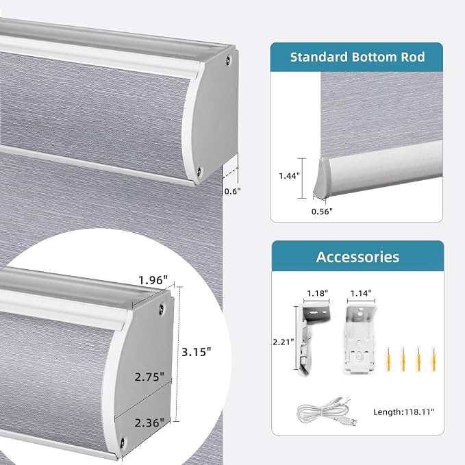 SmartWings Motorized Light Filtering Shades Work - Image 5