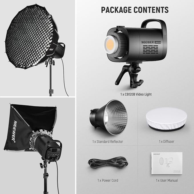 NEEWER CB120B 120W LED Video Light - Image 9