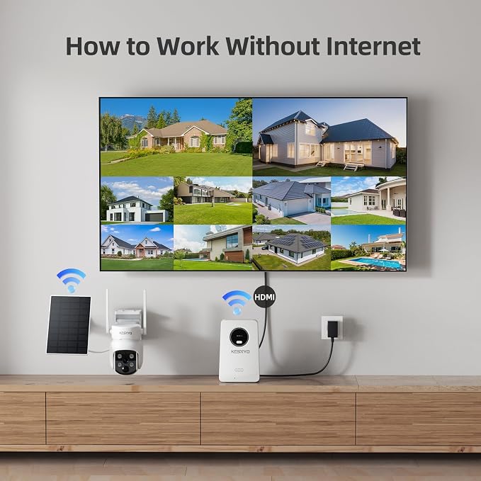Solar Security Cameras Wireless Outdoor, 4MP Solar Powered Home Security - Image 5