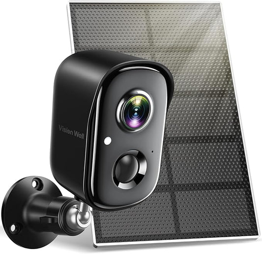 Security Cameras Wireless Outdoor, 2K Solar Cameras by Unknown