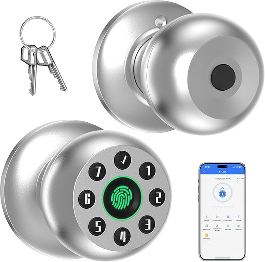 Fingerprint Door Knob, Smart Door Knob, Biometric Door Knob by RAFECIEE